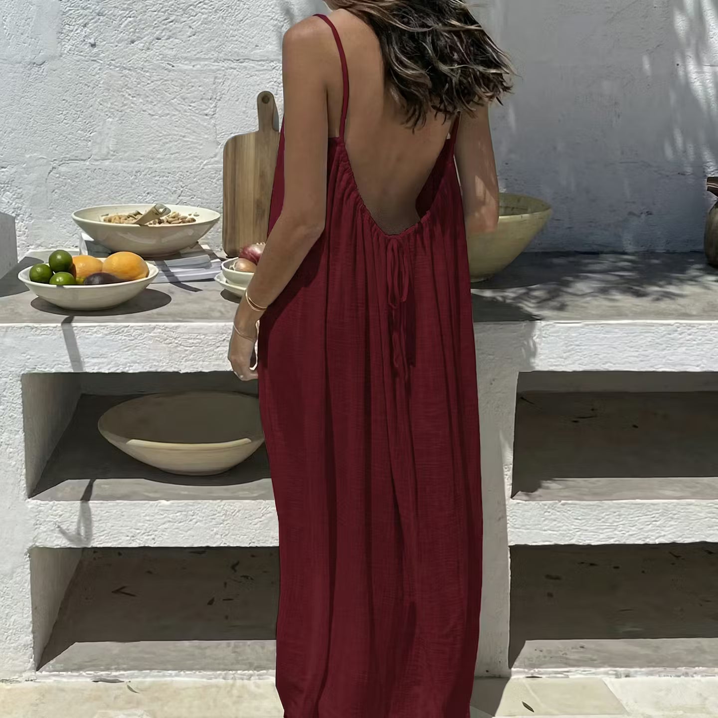 Bellechérie Cami Lounge Dress Elegant Long Sleeveless