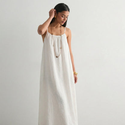 Bellechérie Cami Lounge Dress Elegant Long Sleeveless