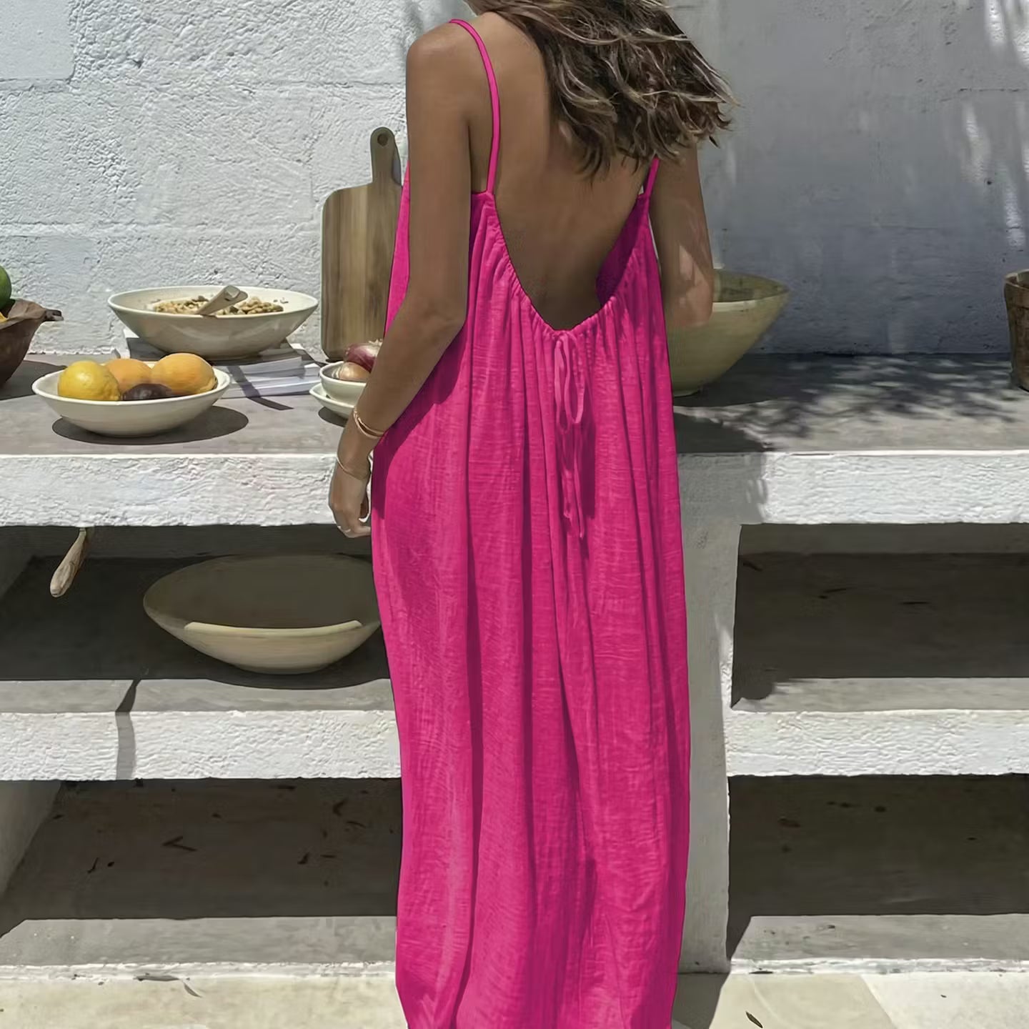 Bellechérie Cami Lounge Dress Elegant Long Sleeveless