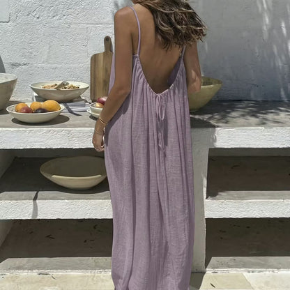 Bellechérie Cami Lounge Dress Elegant Long Sleeveless