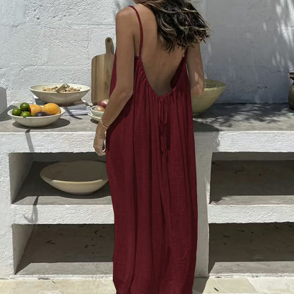 Bellechérie Cami Lounge Dress Elegant Long Sleeveless